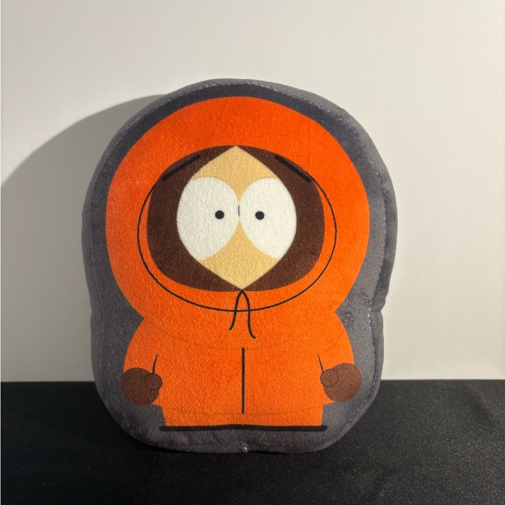 South Park Cozy Orange and Gray Kenny Pillow